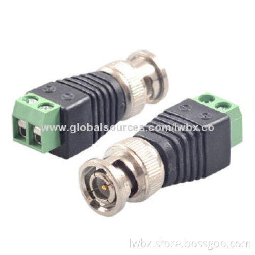 DC male to BNC male connectorNew